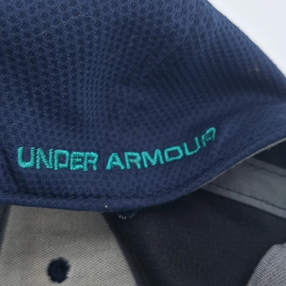 Under Armour Dark Blue Cap with Teal Logo